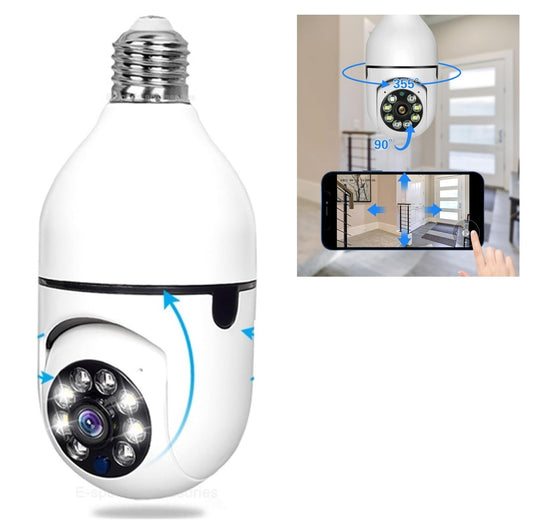 Camara bombillo de seguridad 360° giratorio
