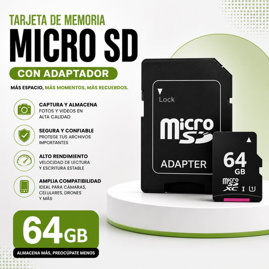 Memoria Micro Sd 64 Gb