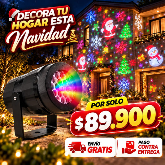 Proyector Navideño Multicolor LED Glow